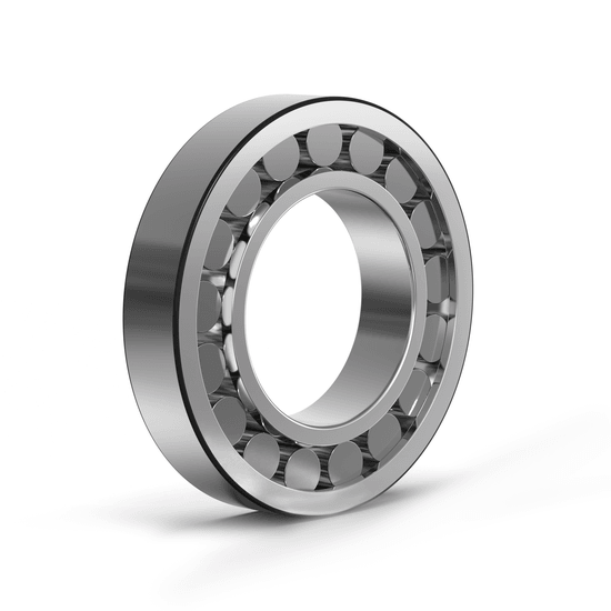 NU210 ECJ/C3 SKF - Zylinderrollenlager with white background